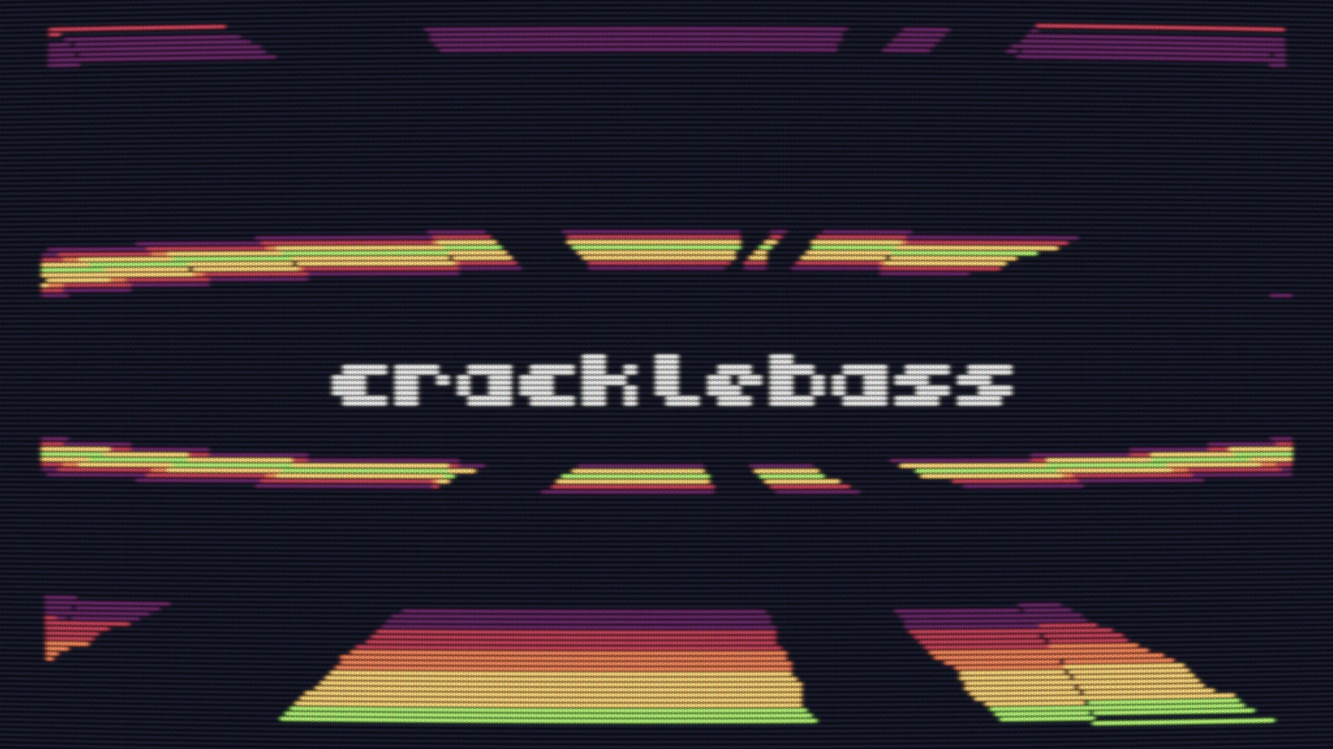 Screenshot of Cracklebass, a 512b intro by Pestis